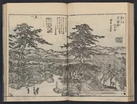 An illustration from Miyako rinsen meishō zue : zenbu rokusatsu (1800)