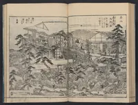 An illustration from Miyako rinsen meishō zue : zenbu rokusatsu (1800)