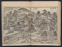 An illustration from Miyako rinsen meishō zue : zenbu rokusatsu (1800)
