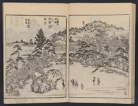 An illustration from Miyako rinsen meishō zue : zenbu rokusatsu (1800)
