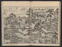 An illustration from Miyako rinsen meishō zue : zenbu rokusatsu (1800)