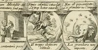 Picture 80 of 181 from M. Laurentii Wolfgangi Woyttens Emblematischer Parnassus : worauf die Musen, ihre Blumen-Lese, zu allerhand Freuden und Trauer-Kräntzen halten : um, den Lob-werthen Tugend-Chor, durch angenehme Rosen : hergegen, das ungezähmte Laster-Thun, mit wildem Dorn- und Distel-Flor, zu krönen : nach specialem Verlangen, in einem Gefilde, von funffzehen Hundert in dreyen verschiedlichen Theilen verfassten .. (1727), leaf 126