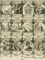 Picture 98 of 181 from M. Laurentii Wolfgangi Woyttens Emblematischer Parnassus : worauf die Musen, ihre Blumen-Lese, zu allerhand Freuden und Trauer-Kräntzen halten : um, den Lob-werthen Tugend-Chor, durch angenehme Rosen : hergegen, das ungezähmte Laster-Thun, mit wildem Dorn- und Distel-Flor, zu krönen : nach specialem Verlangen, in einem Gefilde, von funffzehen Hundert in dreyen verschiedlichen Theilen verfassten .. (1727), leaf 146
