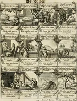 Picture 105 of 181 from M. Laurentii Wolfgangi Woyttens Emblematischer Parnassus : worauf die Musen, ihre Blumen-Lese, zu allerhand Freuden und Trauer-Kräntzen halten : um, den Lob-werthen Tugend-Chor, durch angenehme Rosen : hergegen, das ungezähmte Laster-Thun, mit wildem Dorn- und Distel-Flor, zu krönen : nach specialem Verlangen, in einem Gefilde, von funffzehen Hundert in dreyen verschiedlichen Theilen verfassten .. (1727), leaf 160