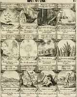 Picture 114 of 181 from M. Laurentii Wolfgangi Woyttens Emblematischer Parnassus : worauf die Musen, ihre Blumen-Lese, zu allerhand Freuden und Trauer-Kräntzen halten : um, den Lob-werthen Tugend-Chor, durch angenehme Rosen : hergegen, das ungezähmte Laster-Thun, mit wildem Dorn- und Distel-Flor, zu krönen : nach specialem Verlangen, in einem Gefilde, von funffzehen Hundert in dreyen verschiedlichen Theilen verfassten .. (1727), leaf 172