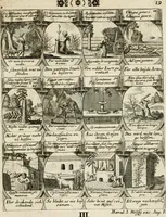 Picture 127 of 181 from M. Laurentii Wolfgangi Woyttens Emblematischer Parnassus : worauf die Musen, ihre Blumen-Lese, zu allerhand Freuden und Trauer-Kräntzen halten : um, den Lob-werthen Tugend-Chor, durch angenehme Rosen : hergegen, das ungezähmte Laster-Thun, mit wildem Dorn- und Distel-Flor, zu krönen : nach specialem Verlangen, in einem Gefilde, von funffzehen Hundert in dreyen verschiedlichen Theilen verfassten .. (1727), leaf 198