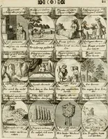 Picture 128 of 181 from M. Laurentii Wolfgangi Woyttens Emblematischer Parnassus : worauf die Musen, ihre Blumen-Lese, zu allerhand Freuden und Trauer-Kräntzen halten : um, den Lob-werthen Tugend-Chor, durch angenehme Rosen : hergegen, das ungezähmte Laster-Thun, mit wildem Dorn- und Distel-Flor, zu krönen : nach specialem Verlangen, in einem Gefilde, von funffzehen Hundert in dreyen verschiedlichen Theilen verfassten .. (1727), leaf 200