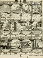 Picture 147 of 181 from M. Laurentii Wolfgangi Woyttens Emblematischer Parnassus : worauf die Musen, ihre Blumen-Lese, zu allerhand Freuden und Trauer-Kräntzen halten : um, den Lob-werthen Tugend-Chor, durch angenehme Rosen : hergegen, das ungezähmte Laster-Thun, mit wildem Dorn- und Distel-Flor, zu krönen : nach specialem Verlangen, in einem Gefilde, von funffzehen Hundert in dreyen verschiedlichen Theilen verfassten .. (1727), leaf 220