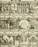 Picture 176 of 181 from M. Laurentii Wolfgangi Woyttens Emblematischer Parnassus : worauf die Musen, ihre Blumen-Lese, zu allerhand Freuden und Trauer-Kräntzen halten : um, den Lob-werthen Tugend-Chor, durch angenehme Rosen : hergegen, das ungezähmte Laster-Thun, mit wildem Dorn- und Distel-Flor, zu krönen : nach specialem Verlangen, in einem Gefilde, von funffzehen Hundert in dreyen verschiedlichen Theilen verfassten .. (1727), leaf 258