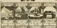 Picture 40 of 181 from M. Laurentii Wolfgangi Woyttens Emblematischer Parnassus : worauf die Musen, ihre Blumen-Lese, zu allerhand Freuden und Trauer-Kräntzen halten : um, den Lob-werthen Tugend-Chor, durch angenehme Rosen : hergegen, das ungezähmte Laster-Thun, mit wildem Dorn- und Distel-Flor, zu krönen : nach specialem Verlangen, in einem Gefilde, von funffzehen Hundert in dreyen verschiedlichen Theilen verfassten .. (1727), leaf 76