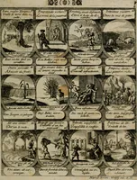 An illustration from M. Laurentii Wolfgangi Woyttens Emblematischer Parnassus : worauf die Musen, ihre Blumen-lese zu allerhand Freuden und Trauer-kränken halten. Um den Lob-werthen Tugend-chor durch angenehme rosen hergegen das ungezähmte Laster-thun mit wildem Dorn- und Distel-flor zu krönen (1727)