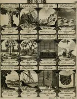 Picture 4 of 42 from M. Laurentii Wolfgangi Woyttens Emblematischer Parnassus : worauf die Musen, ihre Blumen-lese zu allerhand Freuden und Trauer-kränken halten. Um den Lob-werthen Tugend-chor durch angenehme rosen hergegen das ungezähmte Laster-thun mit wildem Dorn- und Distel-flor zu krönen (1727), leaf 16