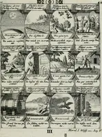 Picture 127 of 156 from M. Laurentii Wolfgangi Woyttens Emblematischer Parnassus : worauf die Musen, ihre Blumen-lese zu allerhand Freuden und Trauer-kränken halten. Um den Lob-werthen Tugend-chor durch angenehme rosen hergegen das ungezähmte Laster-thun mit wildem Dorn- und Distel-flor zu krönen (1727), leaf 222