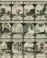 Picture 8 of 156 from M. Laurentii Wolfgangi Woyttens Emblematischer Parnassus : worauf die Musen, ihre Blumen-lese zu allerhand Freuden und Trauer-kränken halten. Um den Lob-werthen Tugend-chor durch angenehme rosen hergegen das ungezähmte Laster-thun mit wildem Dorn- und Distel-flor zu krönen (1727), leaf 24