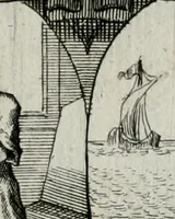 An illustration from M. Laurentii Wolfgangi Woyttens Emblematischer Parnassus : worauf die Musen, ihre Blumen-lese zu allerhand Freuden und Trauer-kränken halten. Um den Lob-werthen Tugend-chor durch angenehme rosen hergegen das ungezähmte Laster-thun mit wildem Dorn- und Distel-flor zu krönen (1727)
