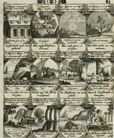 Picture 153 of 156 from M. Laurentii Wolfgangi Woyttens Emblematischer Parnassus : worauf die Musen, ihre Blumen-lese zu allerhand Freuden und Trauer-kränken halten. Um den Lob-werthen Tugend-chor durch angenehme rosen hergegen das ungezähmte Laster-thun mit wildem Dorn- und Distel-flor zu krönen (1727), leaf 264