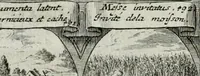 Picture 47 of 156 from M. Laurentii Wolfgangi Woyttens Emblematischer Parnassus : worauf die Musen, ihre Blumen-lese zu allerhand Freuden und Trauer-kränken halten. Um den Lob-werthen Tugend-chor durch angenehme rosen hergegen das ungezähmte Laster-thun mit wildem Dorn- und Distel-flor zu krönen (1727), leaf 90