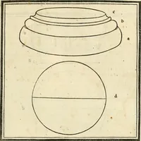 An illustration from M.L. Vitrvuio Pollione Di architettura : dal vero esemplare latino nella volgar lingua tradotto, e con le figure a suoi luoghi con mirãdo ordine insignito : anchora con la tauola alfabetica, nella quale facilmente si potra trouare la moltitudine de vocaboli a suoi luoghi cõ gran diligenza esposti e dichiarati : mai piu da alcuno altro fin al presente stampato a grande vtilita di ciascuno studioso (1535)