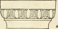 An illustration from M.L. Vitrvuio Pollione Di architettura : dal vero esemplare latino nella volgar lingua tradotto, e con le figure a suoi luoghi con mirãdo ordine insignito : anchora con la tauola alfabetica, nella quale facilmente si potra trouare la moltitudine de vocaboli a suoi luoghi cõ gran diligenza esposti e dichiarati : mai piu da alcuno altro fin al presente stampato a grande vtilita di ciascuno studioso (1535)
