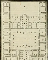 An illustration from M.L. Vitrvuio Pollione Di architettura : dal vero esemplare latino nella volgar lingua tradotto, e con le figure a suoi luoghi con mirãdo ordine insignito : anchora con la tauola alfabetica, nella quale facilmente si potra trouare la moltitudine de vocaboli a suoi luoghi cõ gran diligenza esposti e dichiarati : mai piu da alcuno altro fin al presente stampato a grande vtilita di ciascuno studioso (1535)