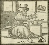 An illustration from M.L. Vitrvuio Pollione Di architettura : dal vero esemplare latino nella volgar lingua tradotto, e con le figure a suoi luoghi con mirãdo ordine insignito : anchora con la tauola alfabetica, nella quale facilmente si potra trouare la moltitudine de vocaboli a suoi luoghi cõ gran diligenza esposti e dichiarati : mai piu da alcuno altro fin al presente stampato a grande vtilita di ciascuno studioso (1535)