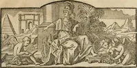An illustration from Mémoires de littérature tirez des registres de l'Académie royale des inscriptions et belles lettres, depuis le renouvellement de cette Académie jusqu'en 1705 (1717)