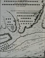 An illustration from Mémoires de M. le marquis de Feuquière, lieutenant général des armées du roi : contenans ses maximes sur la guerre, & l'application des exemples aux maximes (1736)