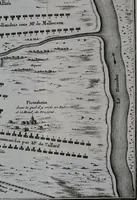 An illustration from Mémoires de M. le marquis de Feuquière, lieutenant général des armées du roi : contenans ses maximes sur la guerre, & l'application des exemples aux maximes (1736)