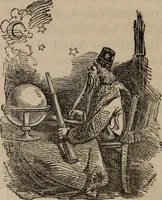 An illustration from Mémoires récréatifs, scientifiques et anecdotiques du physicien-aéronaute E.G. Robertson : connu par ses expériences de fantasmagorie, et par ses ascensions aérostatiques dans les principales villes de l'Europe : ex-professeur de physique au Collége central du ci-devant départment de l'Ourthe, membre de la Société Galvanique de Paris, de la Société des arts and des sciences de Hambourg, et de la Société d'émulation de Liége (1831)
