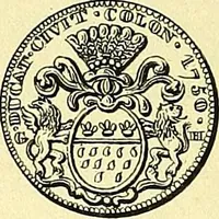 An illustration from Münz-Cabinet. : le cabinet des monnaies du voyageur et du négociant, ou représentation des monnaies courantes des différens pays... recueillies et publiées par Engelmann père et fils... The Traveller's and merchant's cabinet of moneys.. (1835)