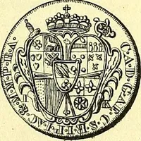 An illustration from Münz-Cabinet. : le cabinet des monnaies du voyageur et du négociant, ou représentation des monnaies courantes des différens pays... recueillies et publiées par Engelmann père et fils... The Traveller's and merchant's cabinet of moneys.. (1835)