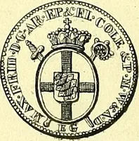 An illustration from Münz-Cabinet. : le cabinet des monnaies du voyageur et du négociant, ou représentation des monnaies courantes des différens pays... recueillies et publiées par Engelmann père et fils... The Traveller's and merchant's cabinet of moneys.. (1835)