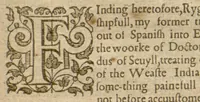 An illustration from Ioyfullnewes out of the new?found uuorlde ?wherein are declared, the rare and singuler vertues of diuers herbs, trees, plantes, oyles & stones, with their applications, as well to the use of phisicke as of chirurgery ... Also the portrature of the said hearbs /Englished by John Frampton ... Newly corrected ... Whereunto are added three other bookes treating of the bezaar stone, the herb escuerconera, the properties of iron and steele in medicine, and the benefit of snow. (1596)