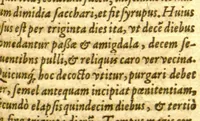 An illustration from Assertio de murrhinis, sive, De iis quae murrhino nomine exprimuntur, adversus quosdam, de iis minus recte? differentes ?opusculum ad multiplicem rerum cognitionem profuturum, in quo multa noua memorabilia cognitu iucunda, simul & cuiusuis facultatis studiosis vtilia, de myrrha, potionibus, vnguentis & vasis murrhinis, potione vini myrrhati, necnon & aceti Christo Saluatori nostro porrecta, ac aliis non paucis reconditis adferuntur, plurium errores deteguntur, multa scriptorum loca, vel corrupta restituuntur, vel obscura declarantur /Nicolao Guiberto ... auctore. (1597)