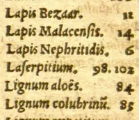 Picture 4 of 4 from Assertio de murrhinis, sive, De iis quae murrhino nomine exprimuntur, adversus quosdam, de iis minus recte? differentes ?opusculum ad multiplicem rerum cognitionem profuturum, in quo multa noua memorabilia cognitu iucunda, simul & cuiusuis facultatis studiosis vtilia, de myrrha, potionibus, vnguentis & vasis murrhinis, potione vini myrrhati, necnon & aceti Christo Saluatori nostro porrecta, ac aliis non paucis reconditis adferuntur, plurium errores deteguntur, multa scriptorum loca, vel corrupta restituuntur, vel obscura declarantur /Nicolao Guiberto ... auctore. (1597), leaf 547