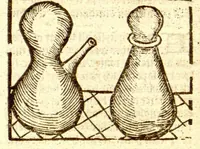 Picture 3 of 46 from The vertuose boke of distyllacyon of the waters of all maner of herbes ?with the fygures of the styllatoryes /fyrst made and compyled by the thyrte yeres study and labour of the moste conynge and famous master of phisyke Master Jherom Bruynswyke ; and now newly translate out of Duyche into Englysshe, not only to the synguler helpe and profyte of the surgyens, phisycyens and apothecaryes, but also of all maner of people parfytely and in dewe tyme and ordre to lerne to dystyll all maner of herbes to the profit, cure, & remedy of all maner dysieases and infirmytees apparant and nat apparant, and ye shall understande that the waters be better than the herbes as Avicenna testefyeth in his fourth canon saynge that all maner medicynes used with theyr substance febleth and maketh aged and weke. (1527), leaf 23