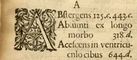 An illustration from Caspari Bauhini ... Theatri botanici, sive, Historiae plantarum : ex veterum et recentiorum placitis propriaq. observatione concinnatae / liber primus editus opera et cura Io. Casp. Bauhini. (1658)