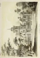 An illustration from The model architect : a series of original designs for cottages, villas, suburban residences, etc., accompanied by explanations, specifications, estimates, and elaborate details : prepared expressly for the use of projectors and artisans throughout the United States (1852)