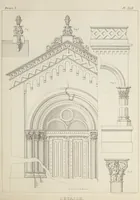 An illustration from The model architect : a series of original designs for cottages, villas, suburban residences, etc., accompanied by explanations, specifications, estimates, and elaborate details : prepared expressly for the use of projectors and artisans throughout the United States (1852)