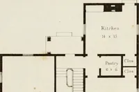 An illustration from The model architect : a series of original designs for cottages, villas, suburban residences, etc., accompanied by explanations, specifications, estimates, and elaborate details : prepared expressly for the use of projectors and artisans throughout the United States (1852)