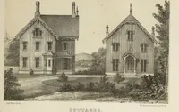 Picture 66 of 126 from The model architect : a series of original designs for cottages, villas, suburban residences, etc., accompanied by explanations, specifications, estimates, and elaborate details : prepared expressly for the use of projectors and artisans throughout the United States (1852), leaf 154