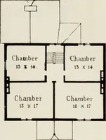 An illustration from The model architect : a series of original designs for cottages, villas, suburban residences, etc., accompanied by explanations, specifications, estimates, and elaborate details : prepared expressly for the use of projectors and artisans throughout the United States (1852)