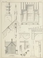 An illustration from The model architect : a series of original designs for cottages, villas, suburban residences, etc., accompanied by explanations, specifications, estimates, and elaborate details : prepared expressly for the use of projectors and artisans throughout the United States (1852)