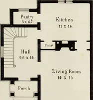 An illustration from The model architect : a series of original designs for cottages, villas, suburban residences, etc., accompanied by explanations, specifications, estimates, and elaborate details : prepared expressly for the use of projectors and artisans throughout the United States (1852)