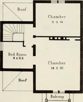 An illustration from The model architect : a series of original designs for cottages, villas, suburban residences, etc., accompanied by explanations, specifications, estimates, and elaborate details : prepared expressly for the use of projectors and artisans throughout the United States (1852)