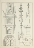 An illustration from The model architect : a series of original designs for cottages, villas, suburban residences, etc., accompanied by explanations, specifications, estimates, and elaborate details : prepared expressly for the use of projectors and artisans throughout the United States (1852)