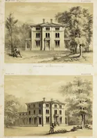 An illustration from The model architect : a series of original designs for cottages, villas, suburban residences, etc., accompanied by explanations, specifications, estimates, and elaborate details : prepared expressly for the use of projectors and artisans throughout the United States (1852)