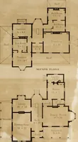 An illustration from The model architect : a series of original designs for cottages, villas, suburban residences, etc., accompanied by explanations, specifications, estimates, and elaborate details : prepared expressly for the use of projectors and artisans throughout the United States (1852)