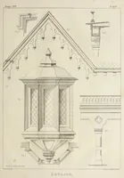 An illustration from The model architect : a series of original designs for cottages, villas, suburban residences, etc., accompanied by explanations, specifications, estimates, and elaborate details : prepared expressly for the use of projectors and artisans throughout the United States (1852)