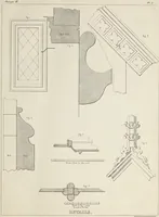 An illustration from The model architect : a series of original designs for cottages, villas, suburban residences, etc., accompanied by explanations, specifications, estimates, and elaborate details : prepared expressly for the use of projectors and artisans throughout the United States (1852)